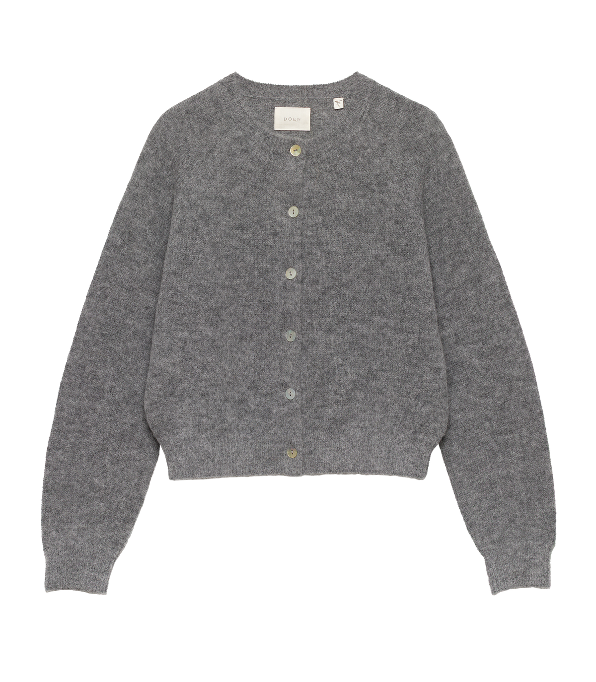 Petra Cardigan in Dark Heather Grey, view 6