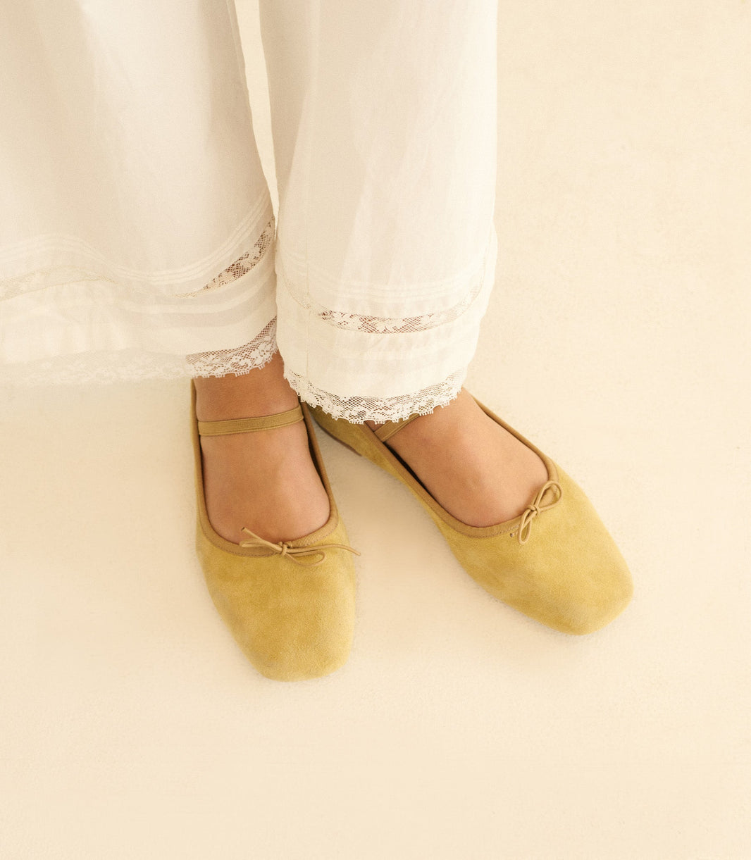 Pillar Mary Jane in Trench Suede