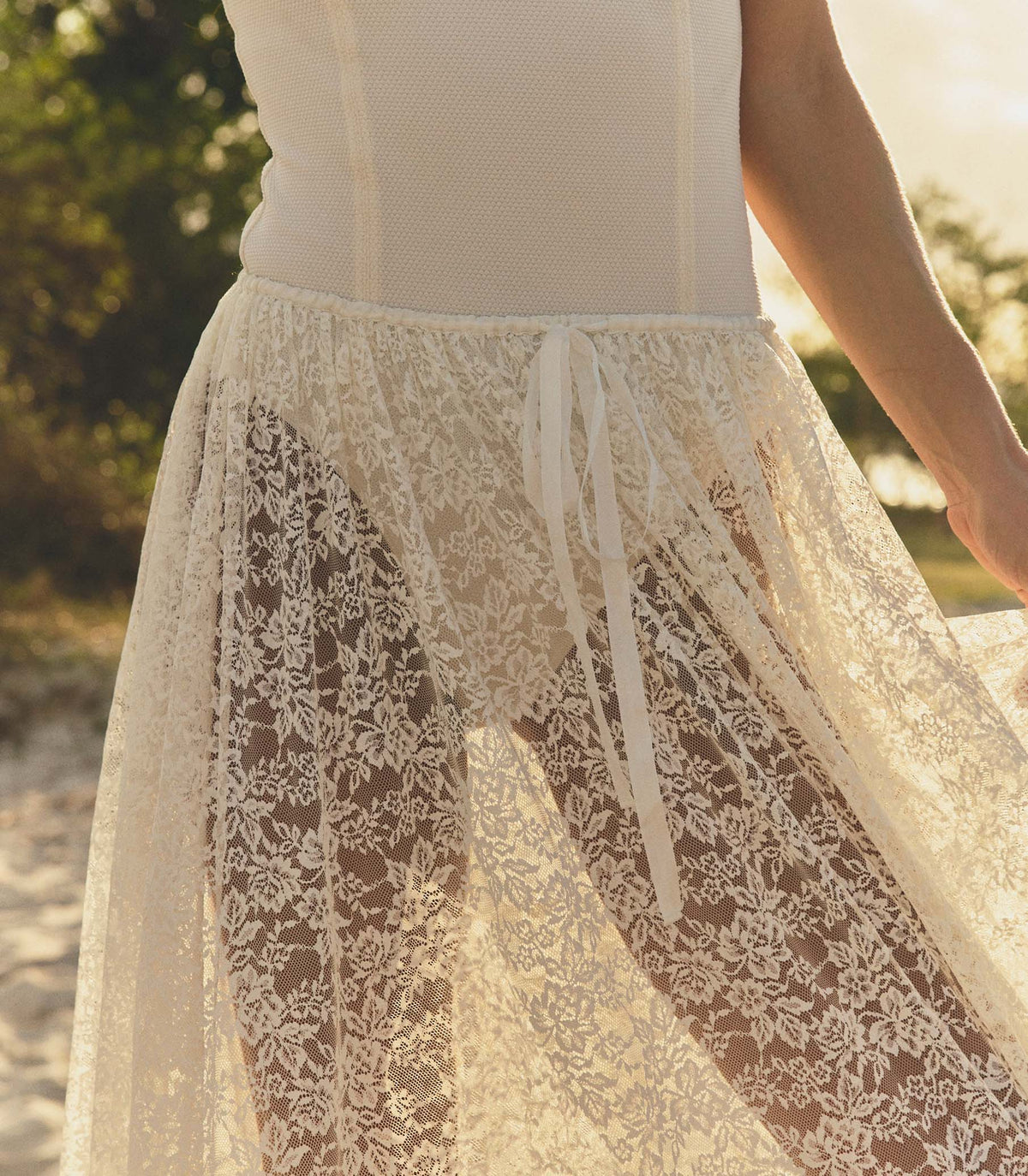 Poppy Maillot in Powder, view 8
