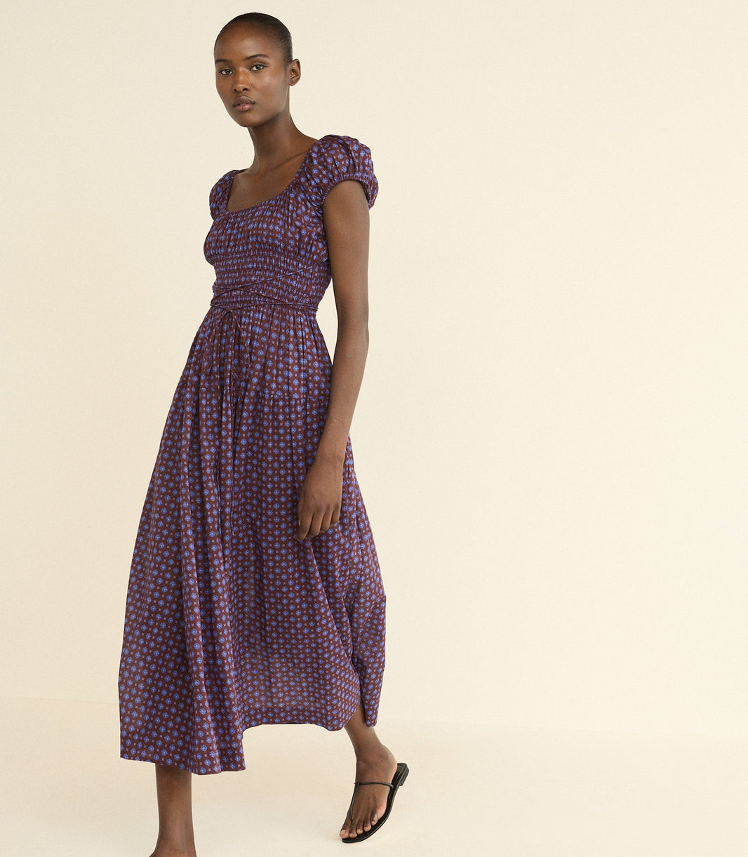 Quinelle Dress in Menorca Foulard