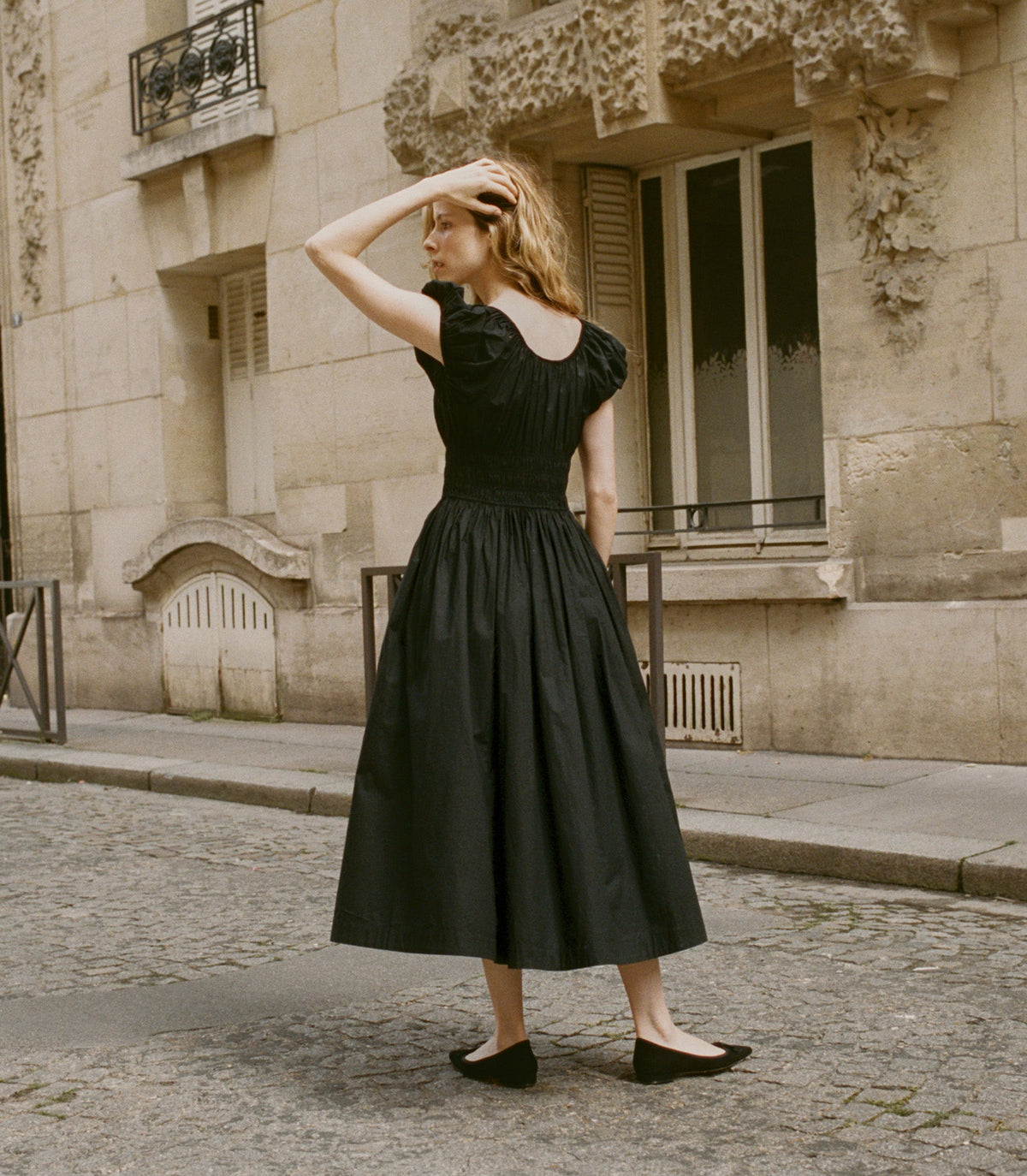 Quinn Dress in Black, view 6
