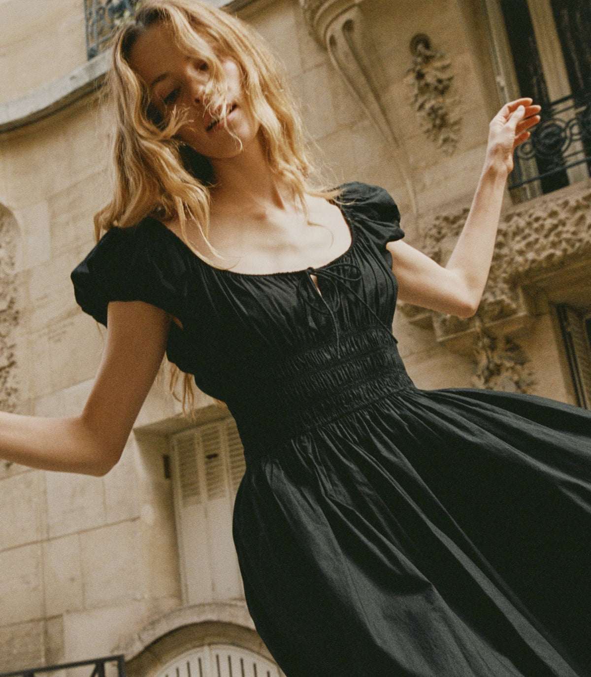 Quinn Dress in Black, view 5