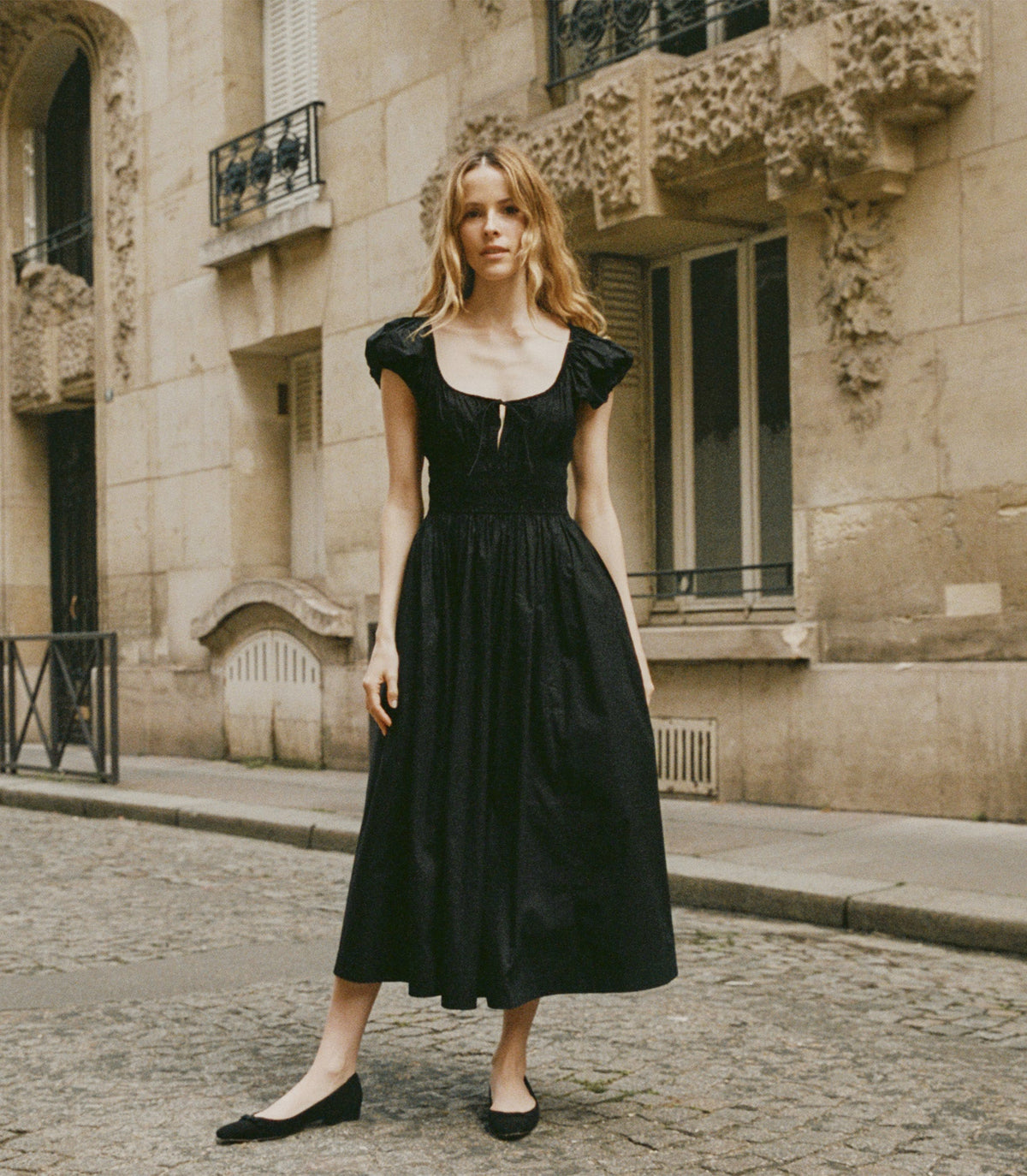 Quinn Dress in Black, view 4
