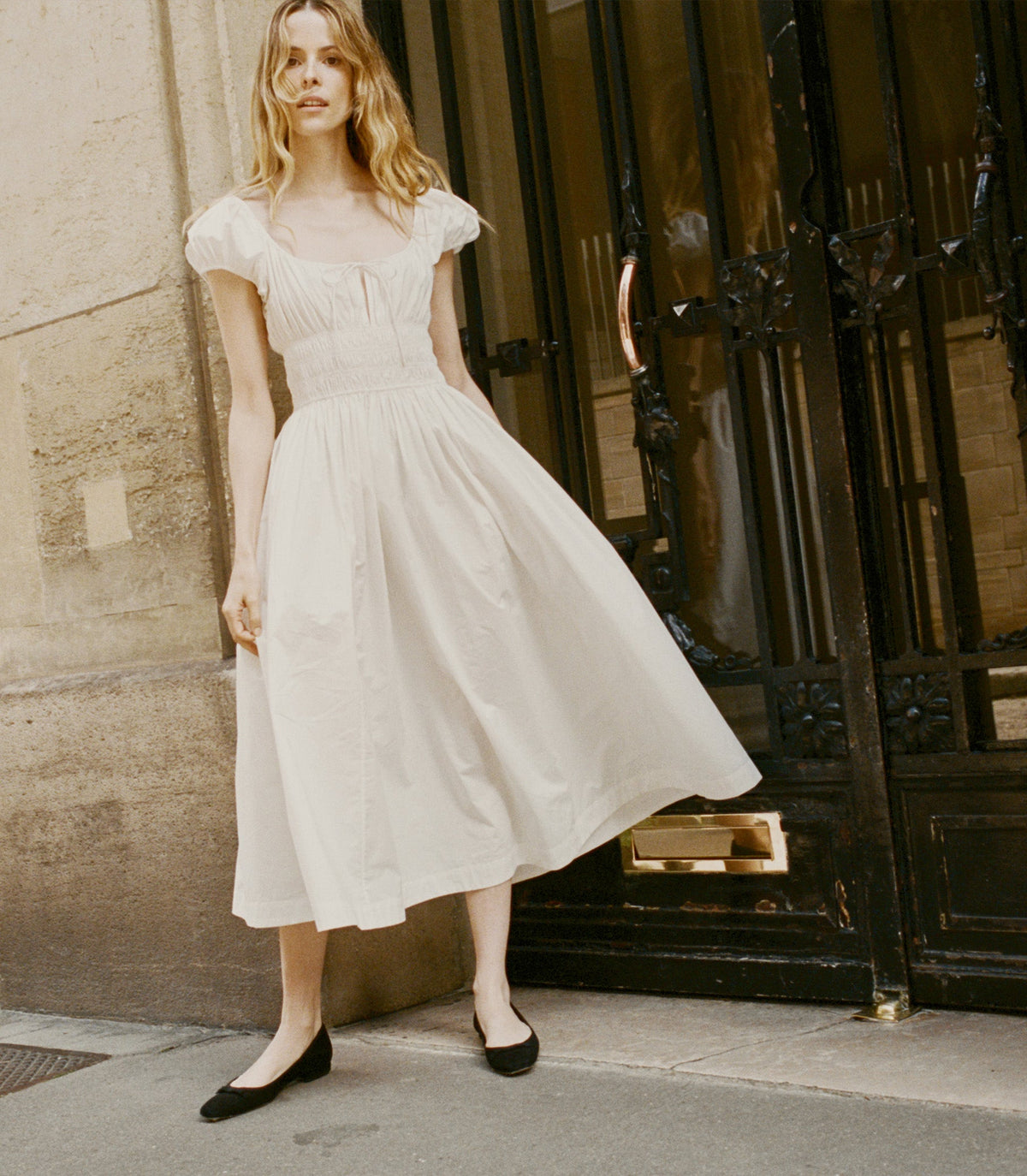 Quinn Dress in Salt, view 2