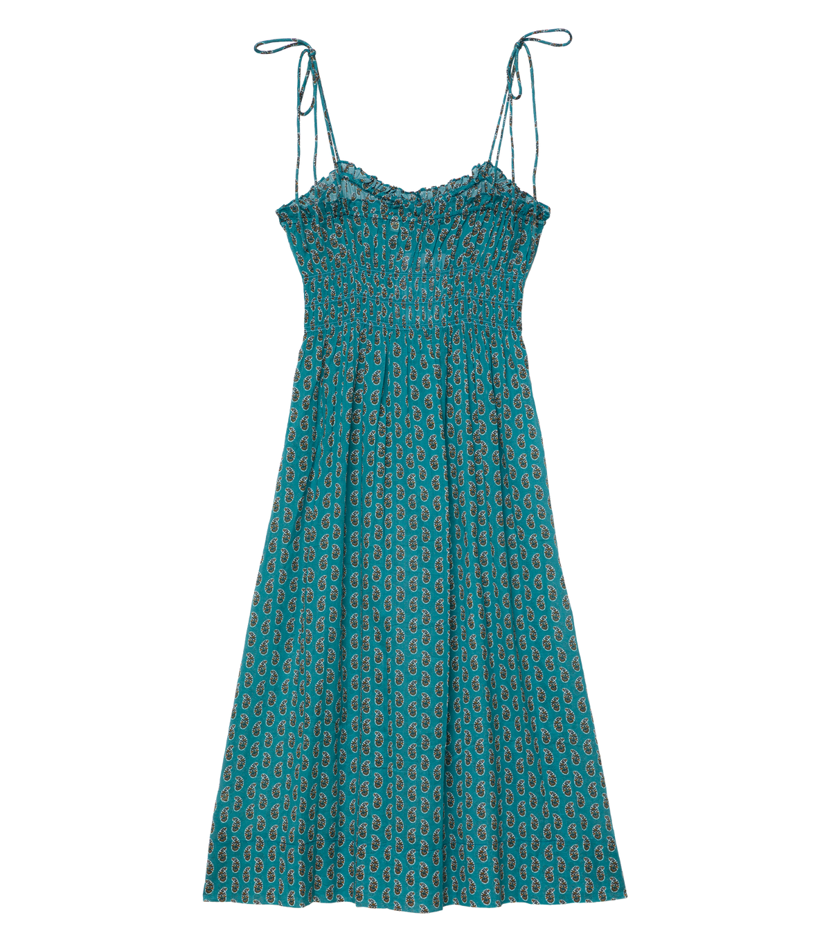 Rhoda Dress in Alba Paisley, view 10
