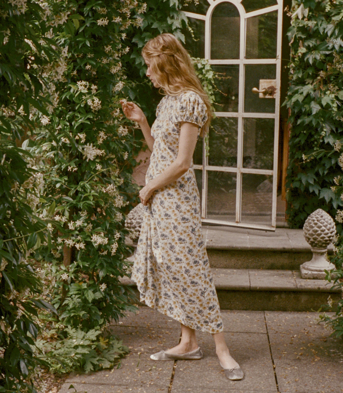 Rhodia Dress in Narcissus Bloom, view 2