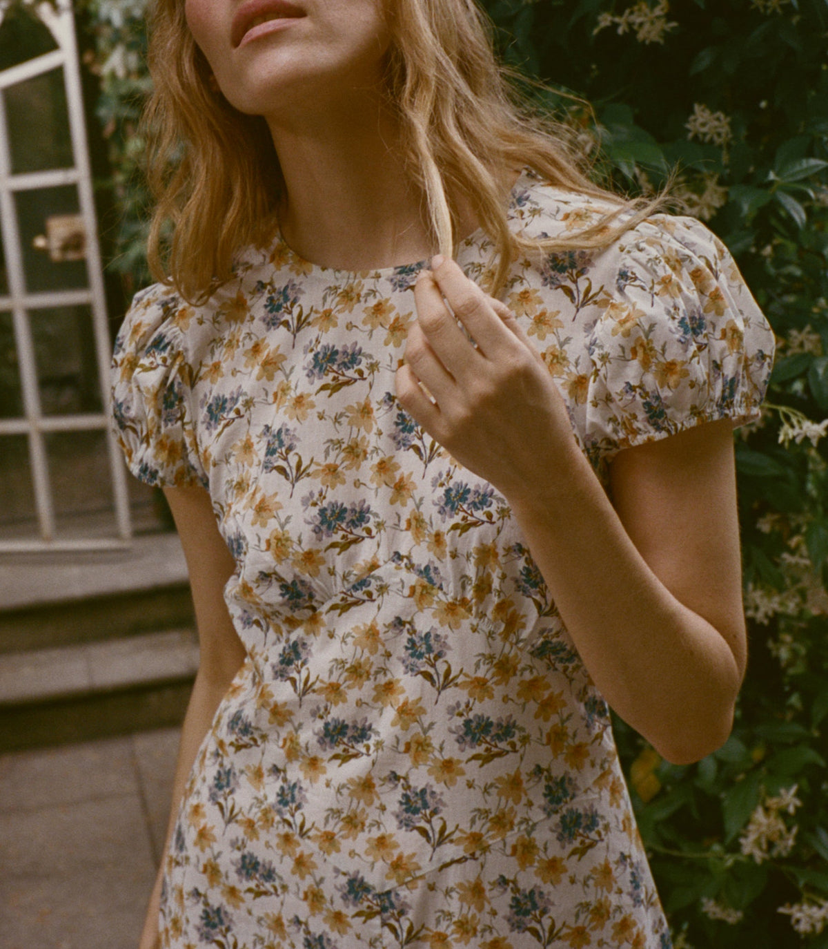 Rhodia Dress in Narcissus Bloom, view 4