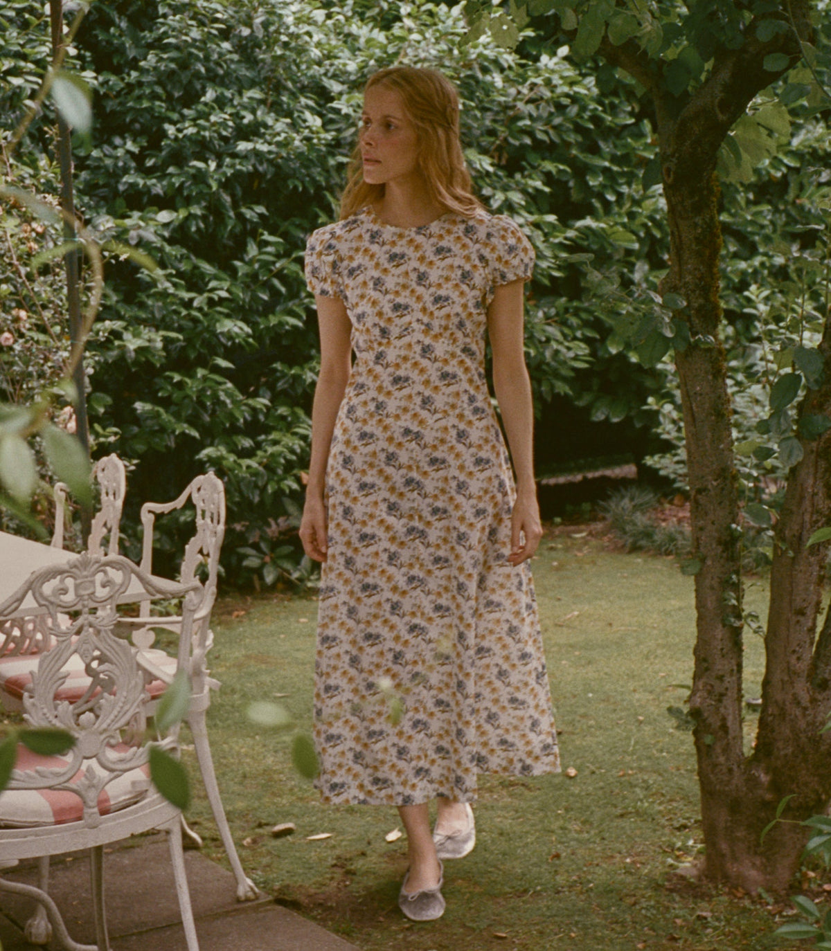 Rhodia Dress in Narcissus Bloom, view 5