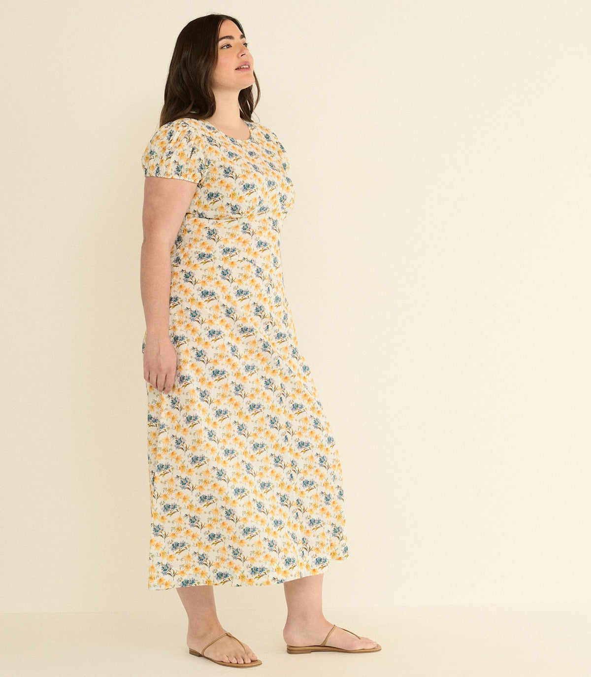 Rhodia Dress in Narcissus Bloom, view 8