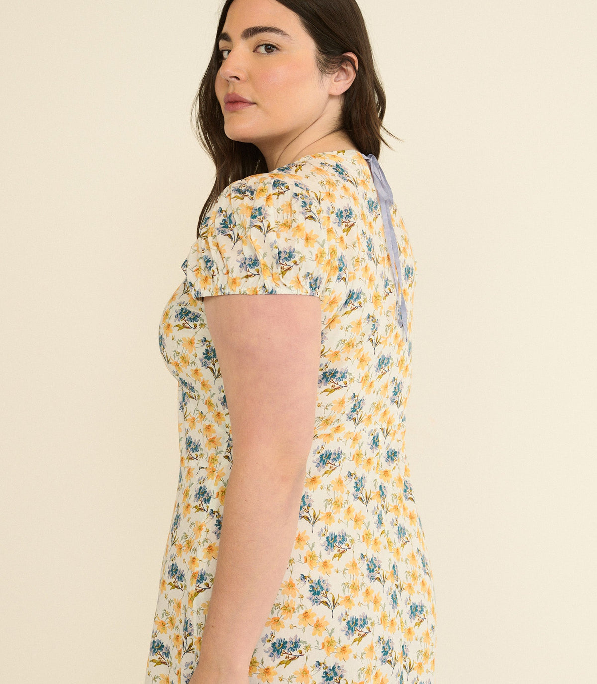 Rhodia Dress in Narcissus Bloom, view 7