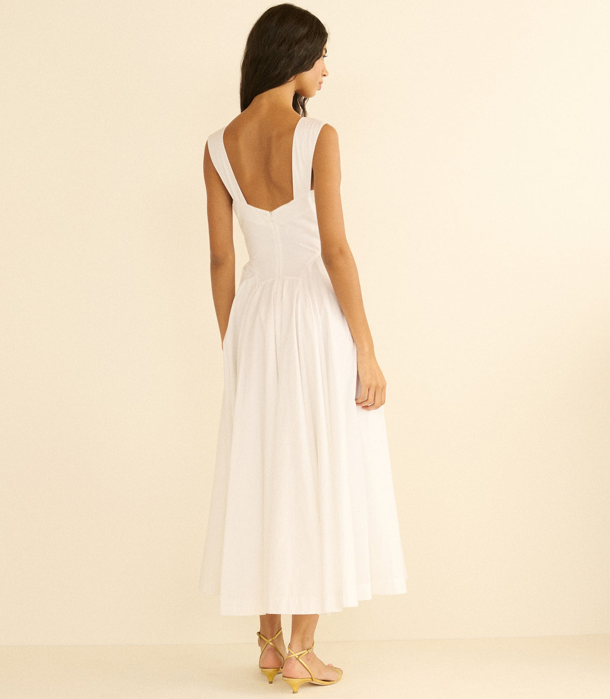 Rivière Dress in Salt, view 5