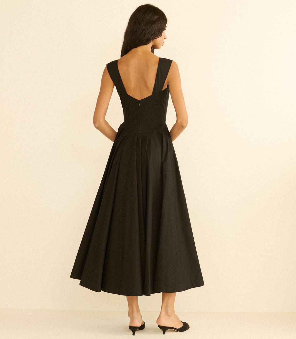 Rivière Dress in Black, view 5