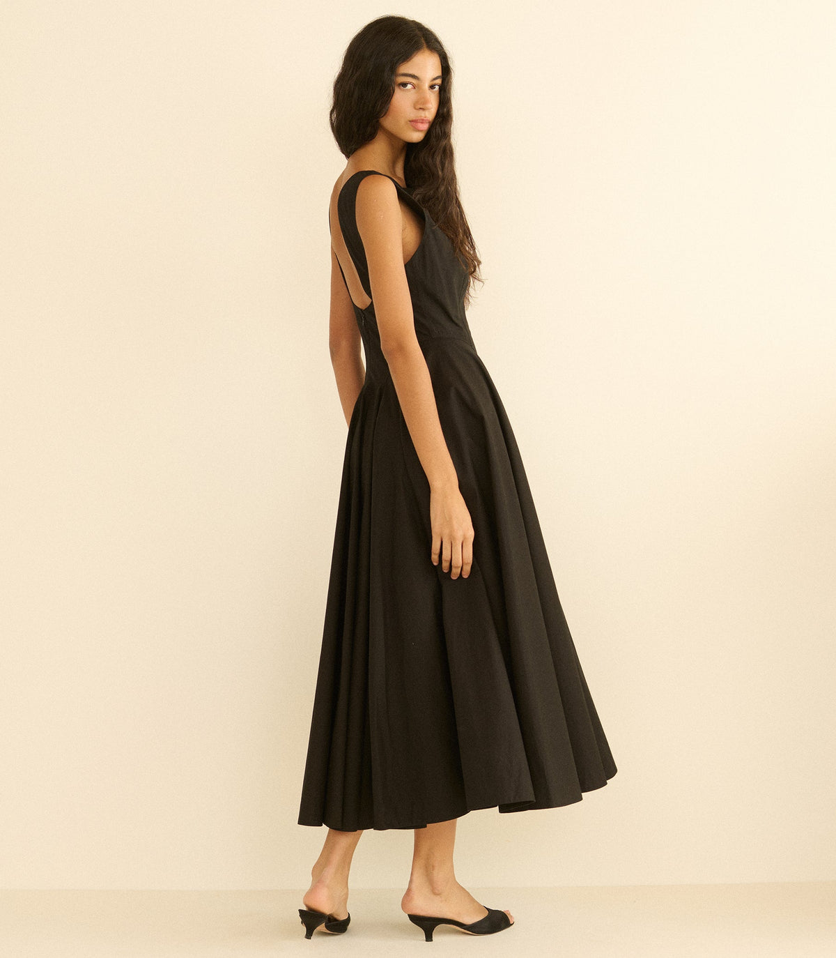 Rivière Dress in Black, view 4