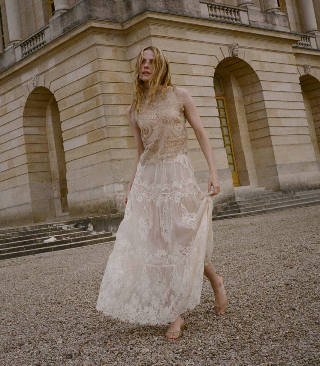 Sebastiane Anniversary Skirt in Candlelight