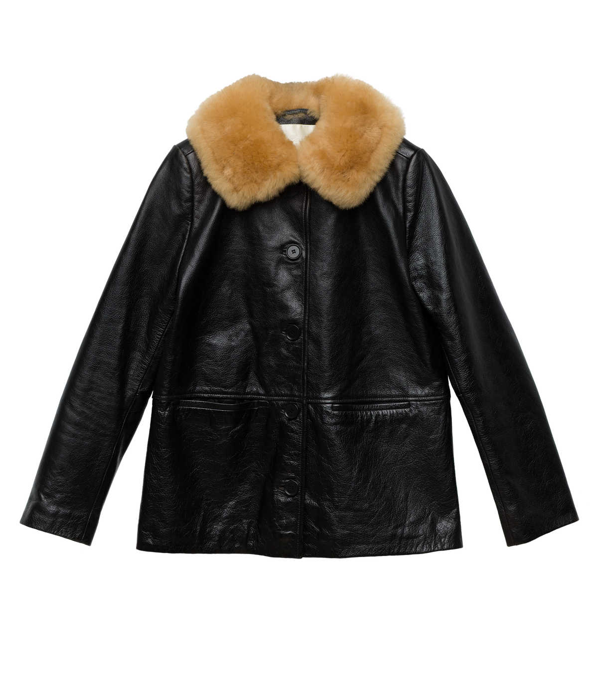 Seville Leather Jacket in Black, view 6