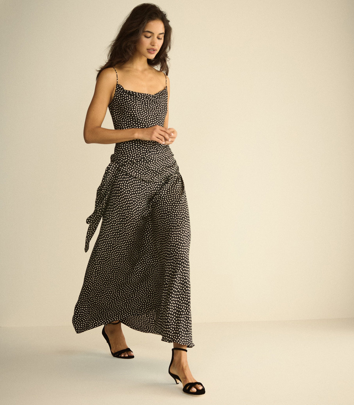 Silvanie Dress in Camille Dot, view 2