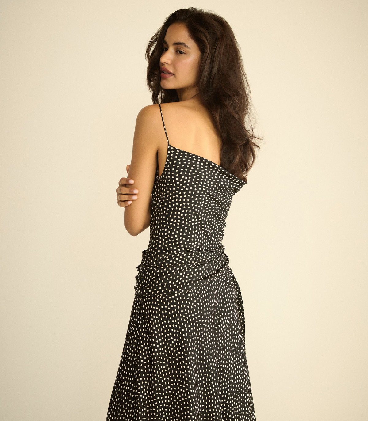 Silvanie Dress in Camille Dot, view 4