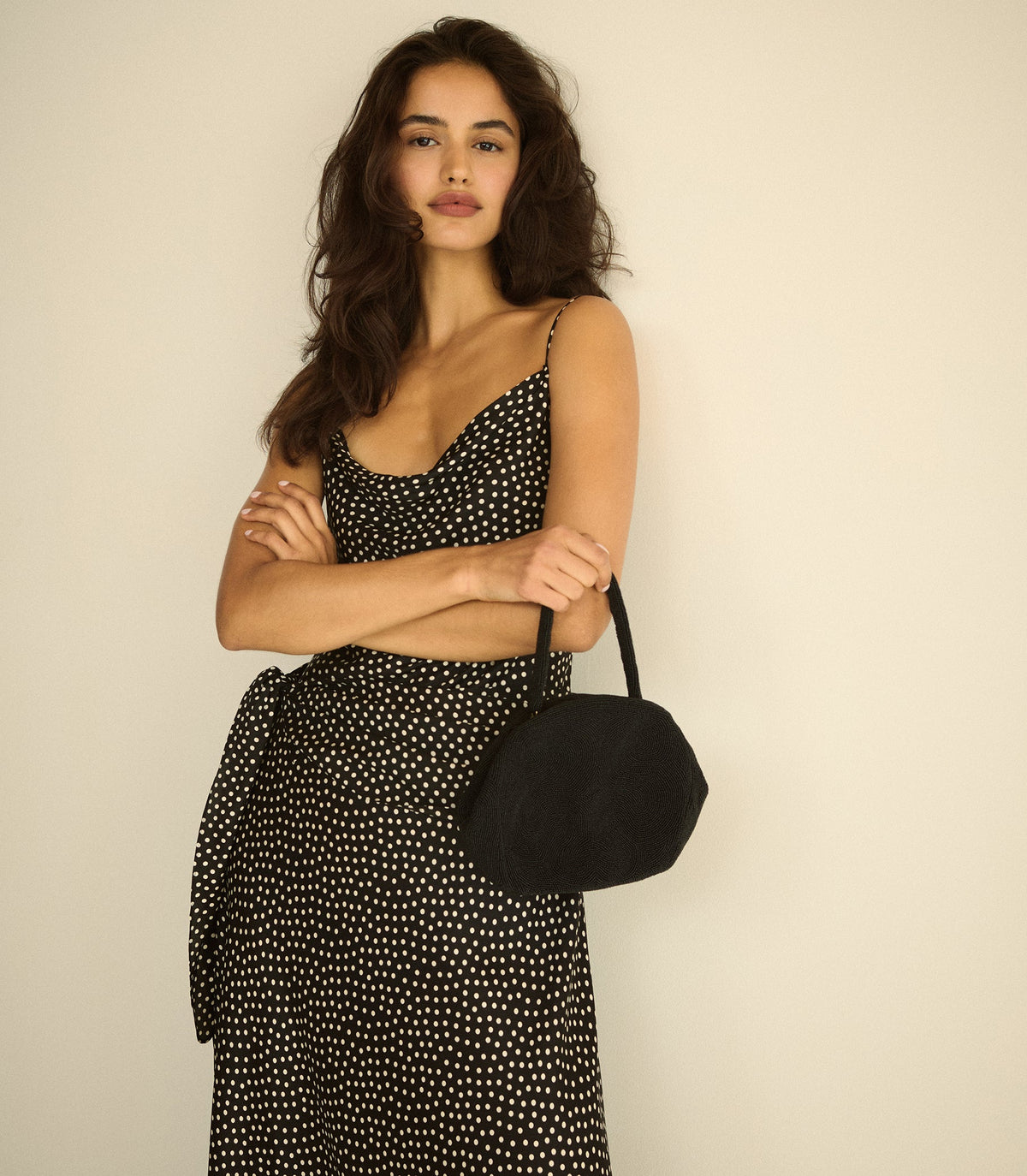 Silvanie Dress in Camille Dot, view 5