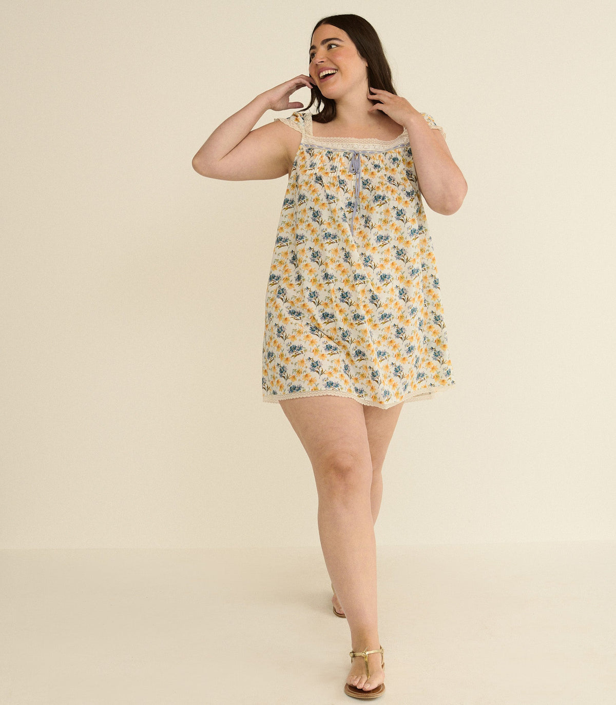 Sirona Dress in Narcissus Bloom, view 6