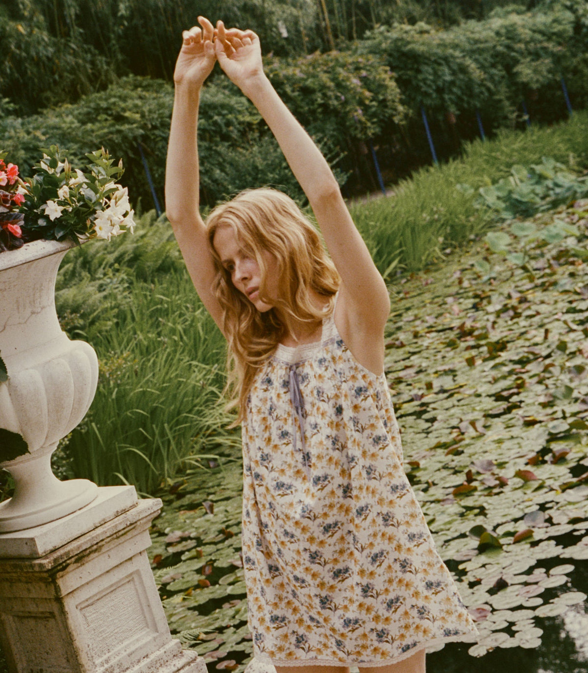 Sirona Dress in Narcissus Bloom, view 3