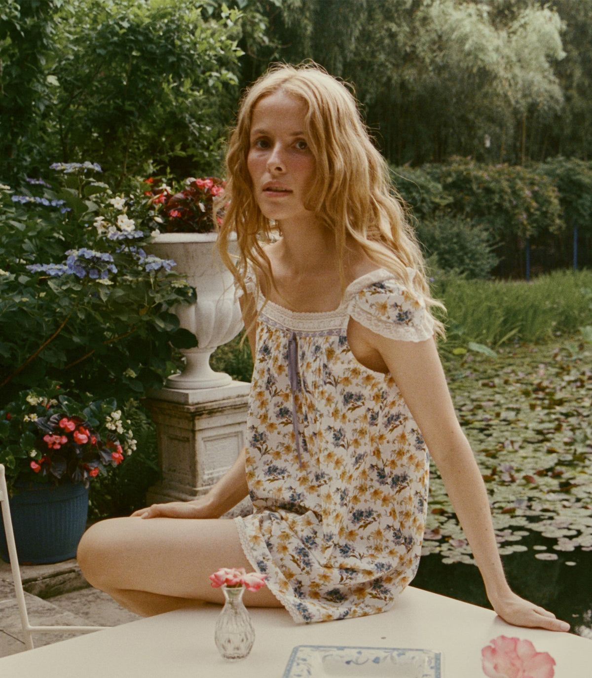Sirona Dress in Narcissus Bloom, view 5