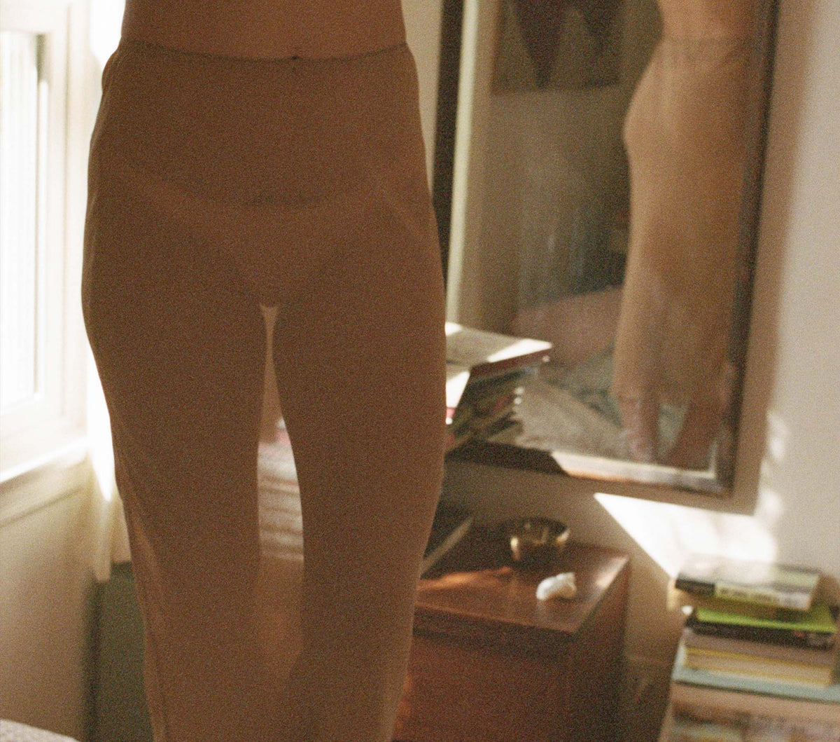 Long Skirt Slip in Sand Dollar, view 3