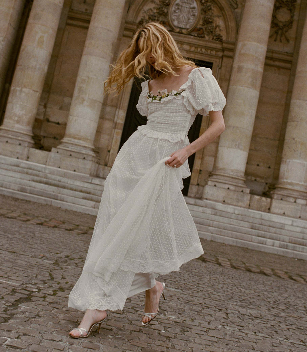 Sol Anniversary Dress in Salt