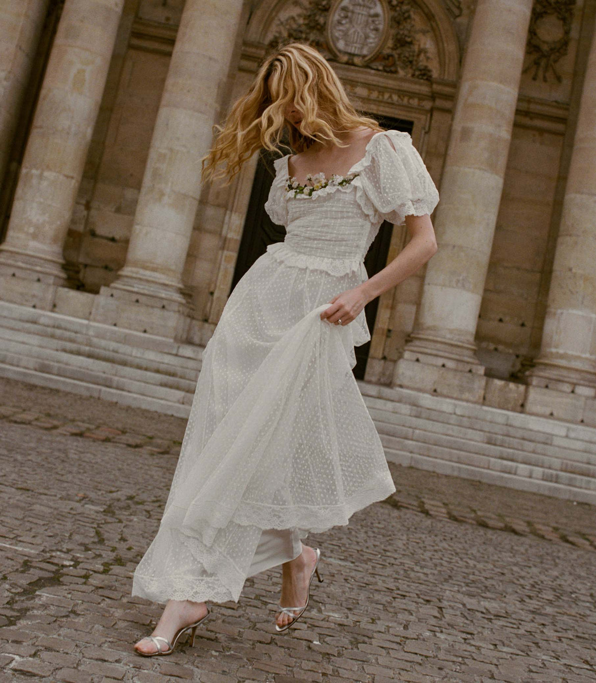 Sol Anniversary Dress in Salt