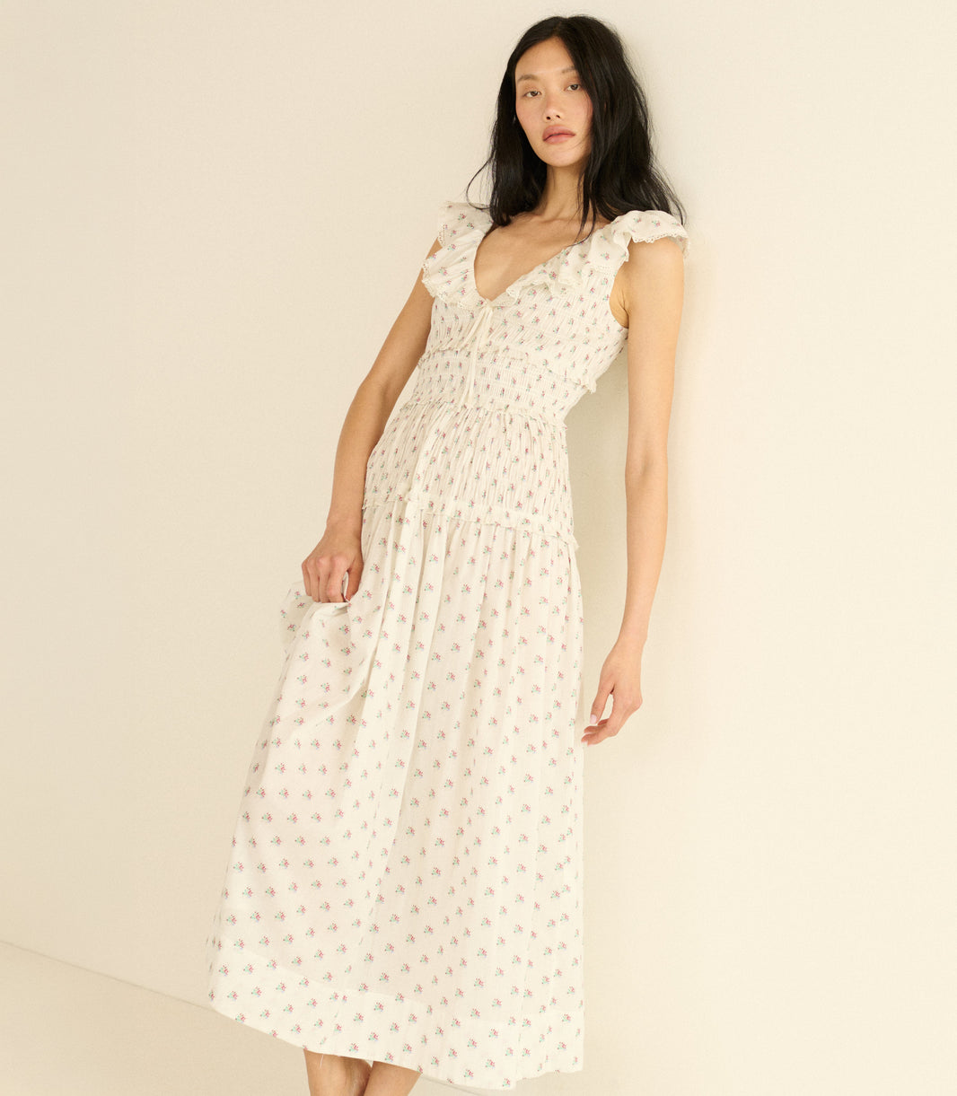 Sorina Dress in Petit Posy Calico