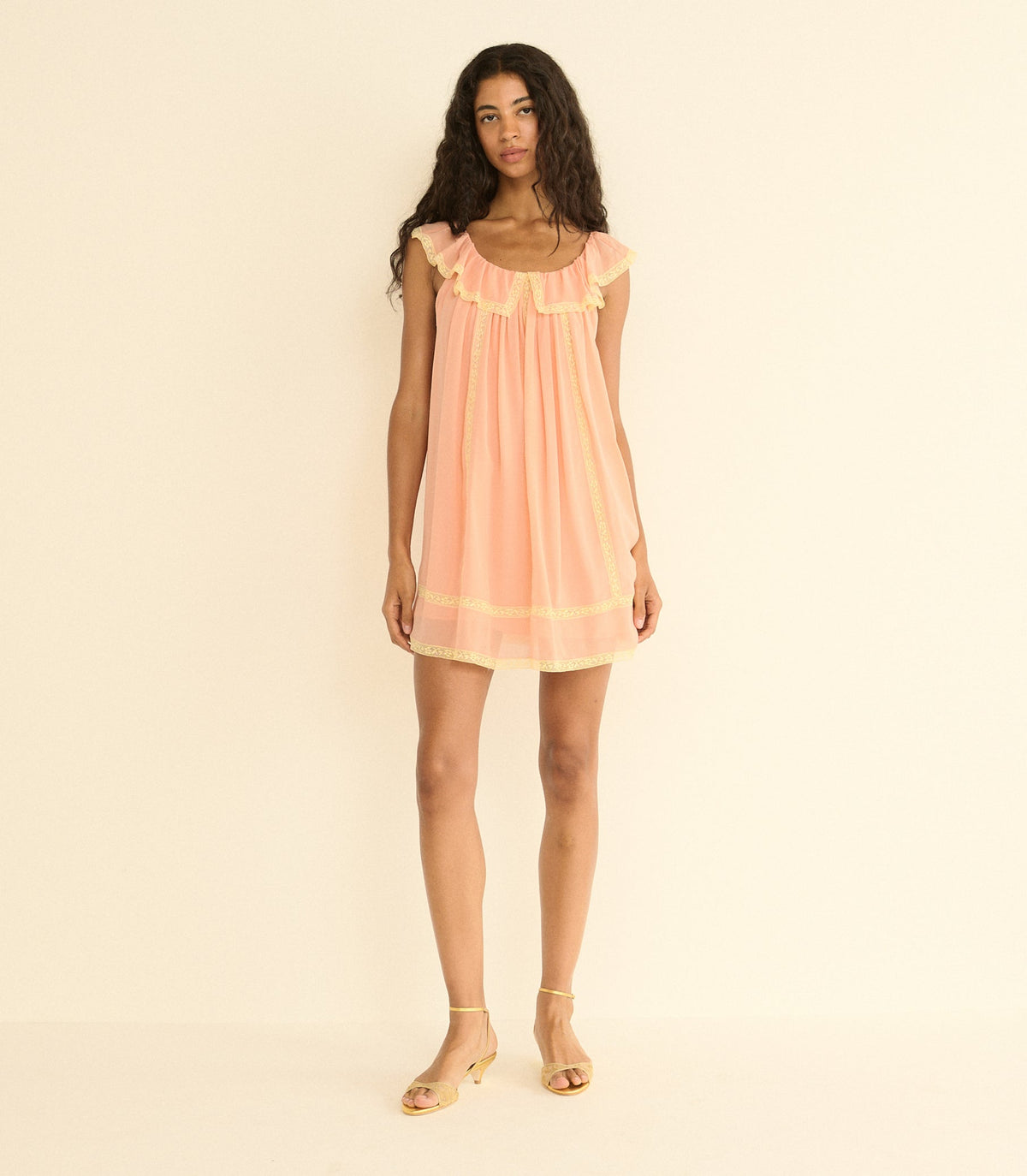 Suzette Dress in Boudoir Pink