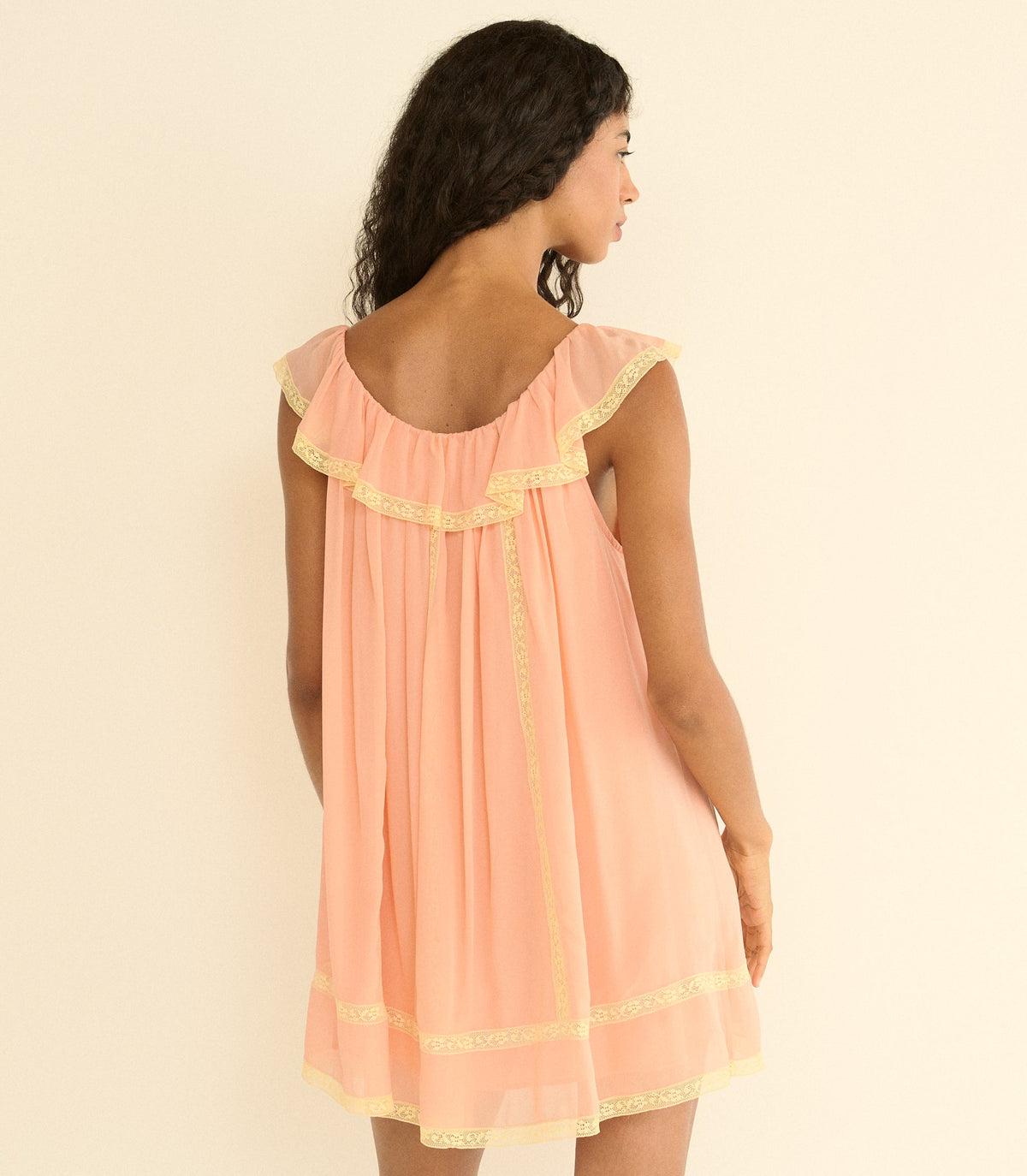 Suzette Dress in Boudoir Pink, view 5