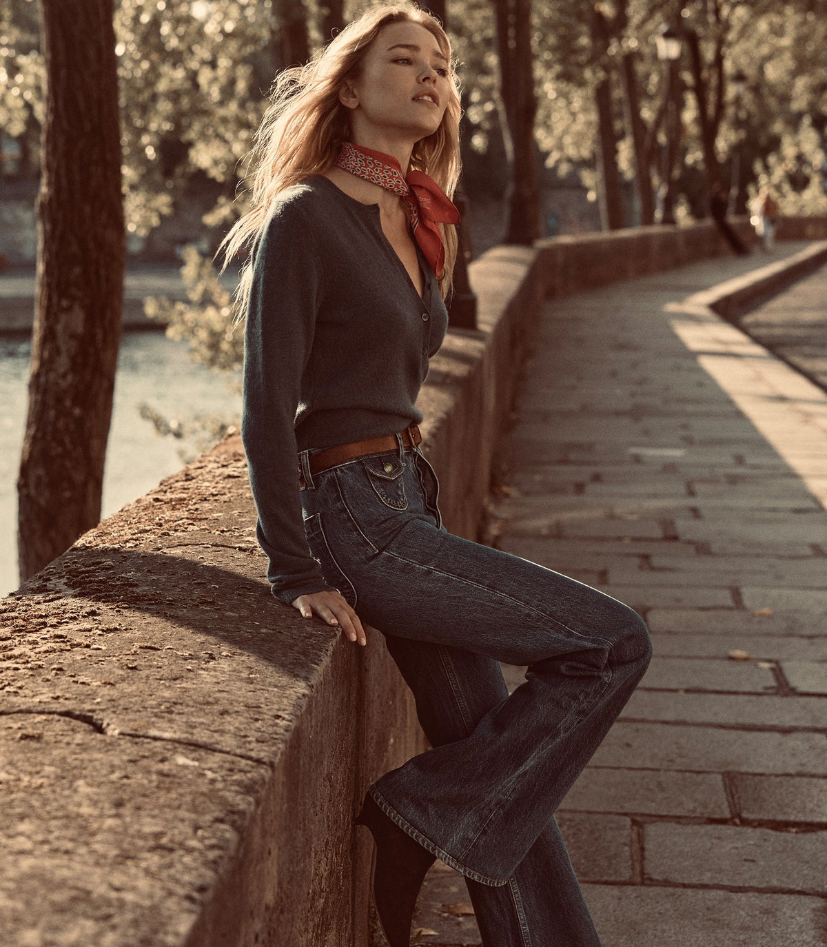 Sylvie Jean in Roussillon Mid Wash