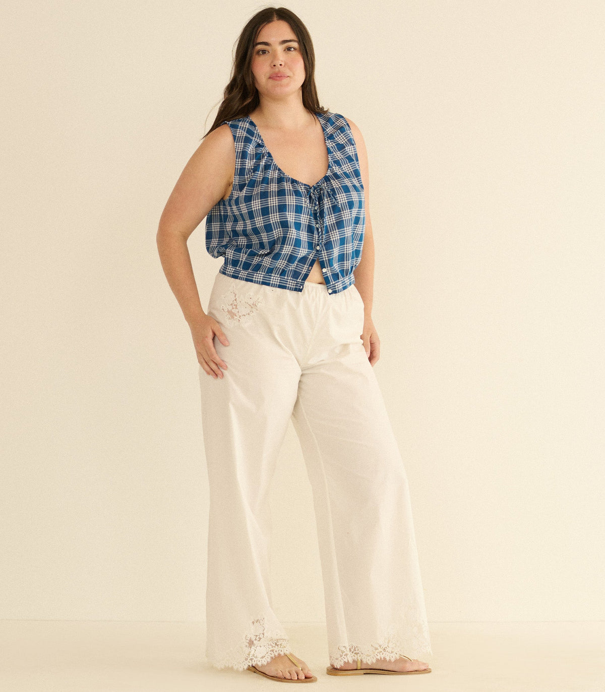 Theo Top in Dorset Plaid, view 5