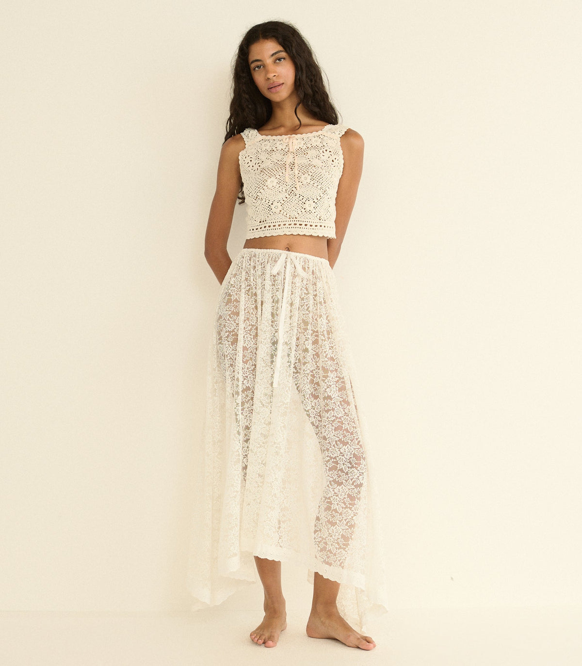 Theresa Top in Pearl, view 3