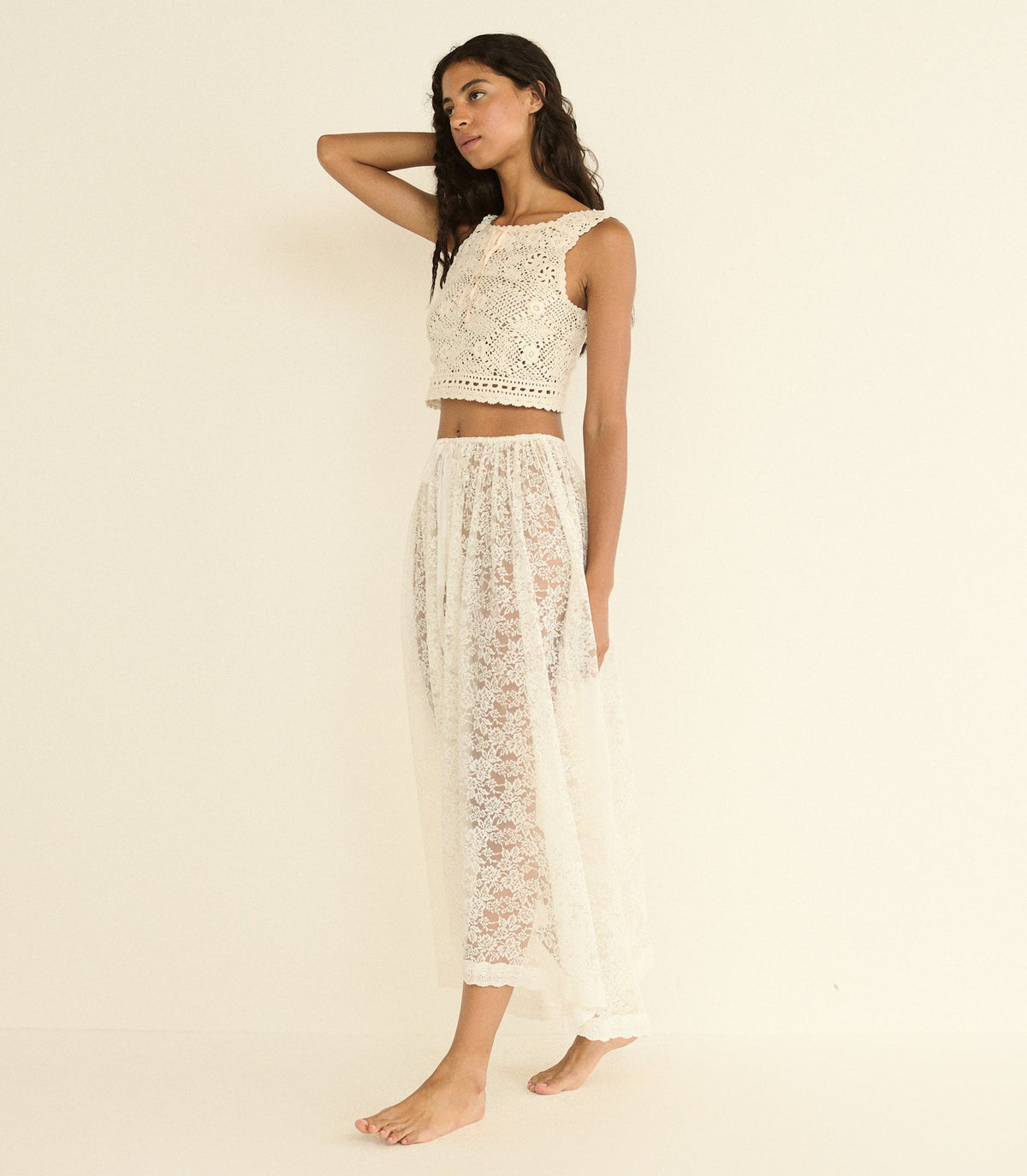 Theresa Top in Pearl, view 4