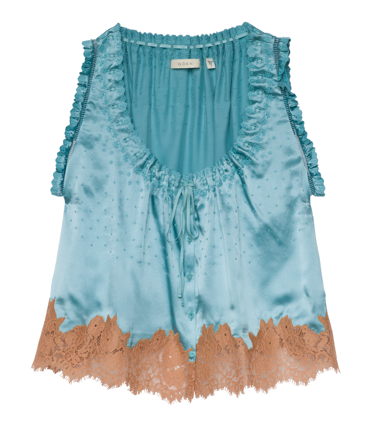 Toulouse Top in Deep Aquamarine, view 5
