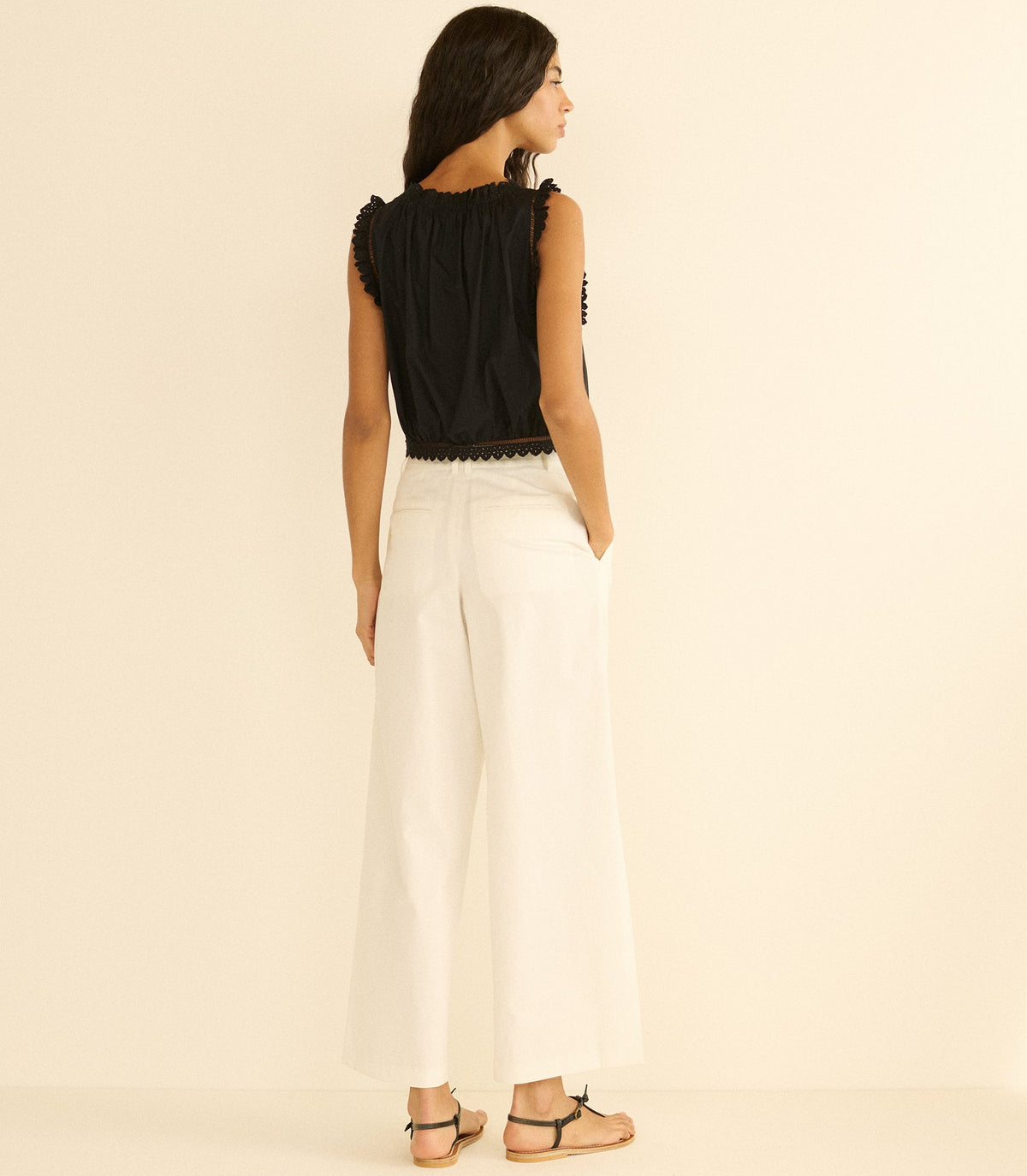 Traveler Top in Black, view 6