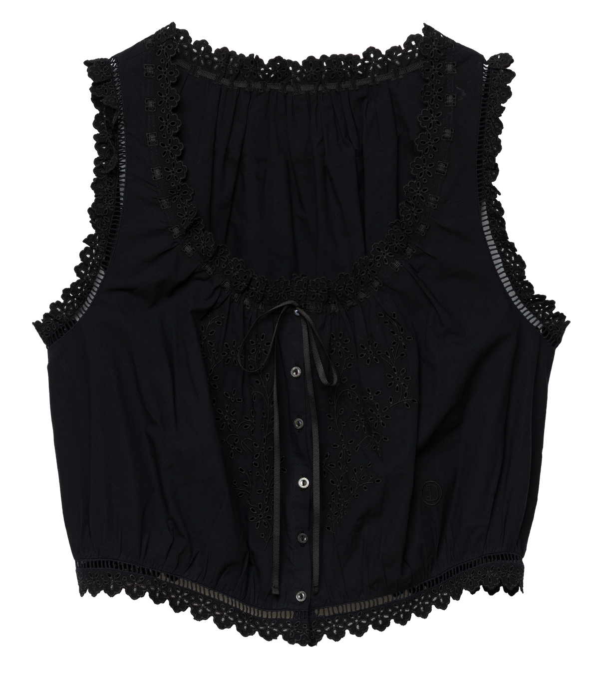 Traveler Top in Black, view 7