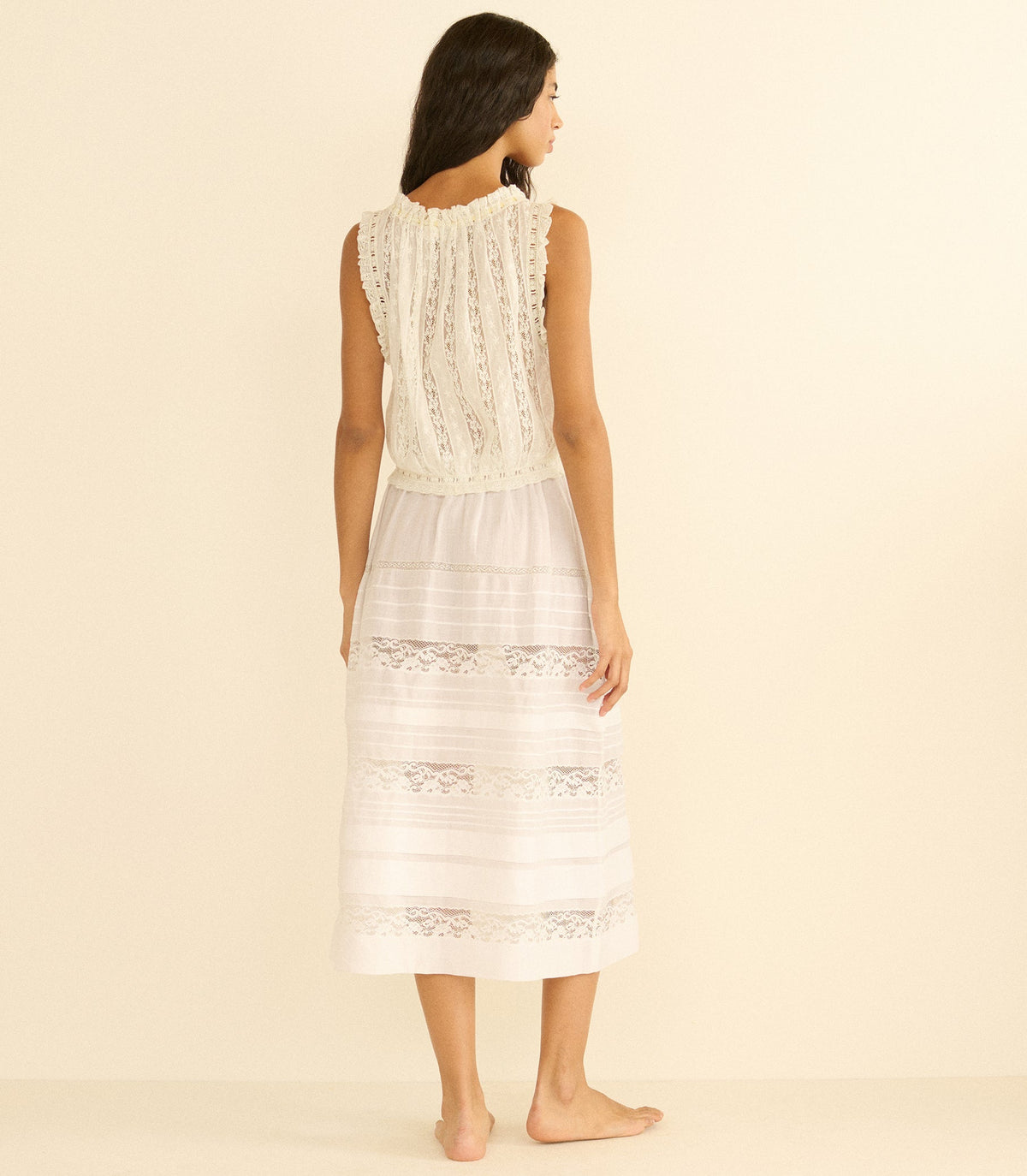 Vetiver Top in Salt, view 4