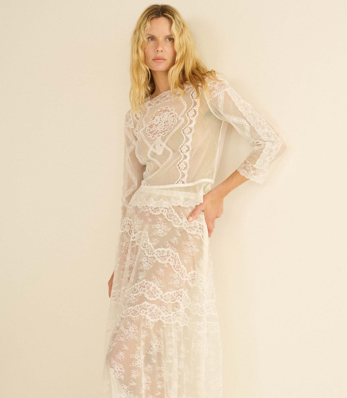 Victoriana Skirt in Salt, view 8