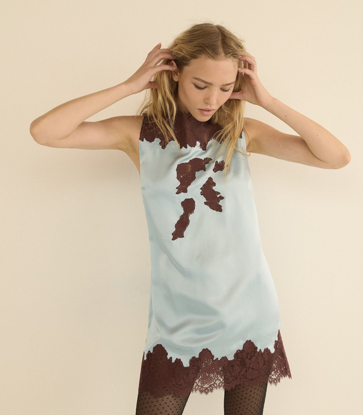 Vida Dress in Cloudless Sky, view 7
