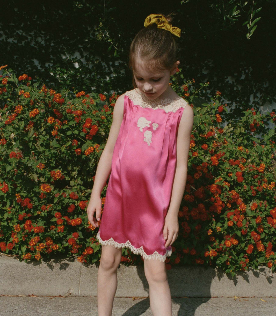 Vivette Dress in Magenta
