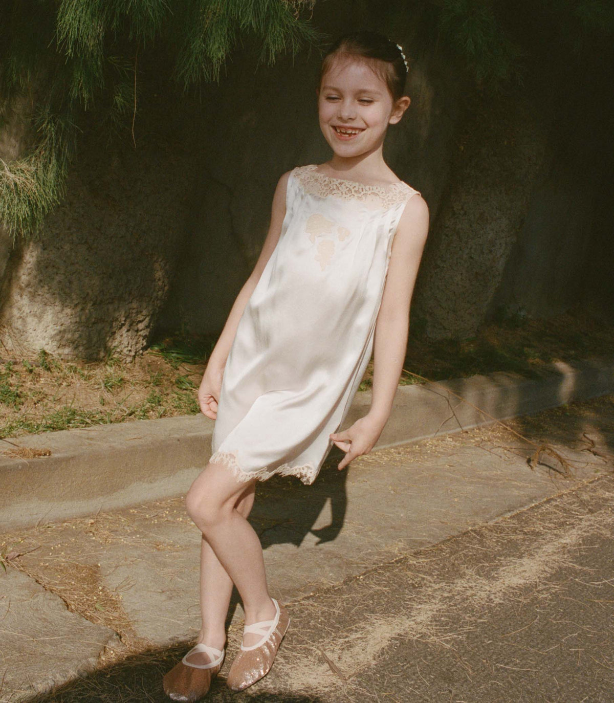 Vivette Dress in Salt