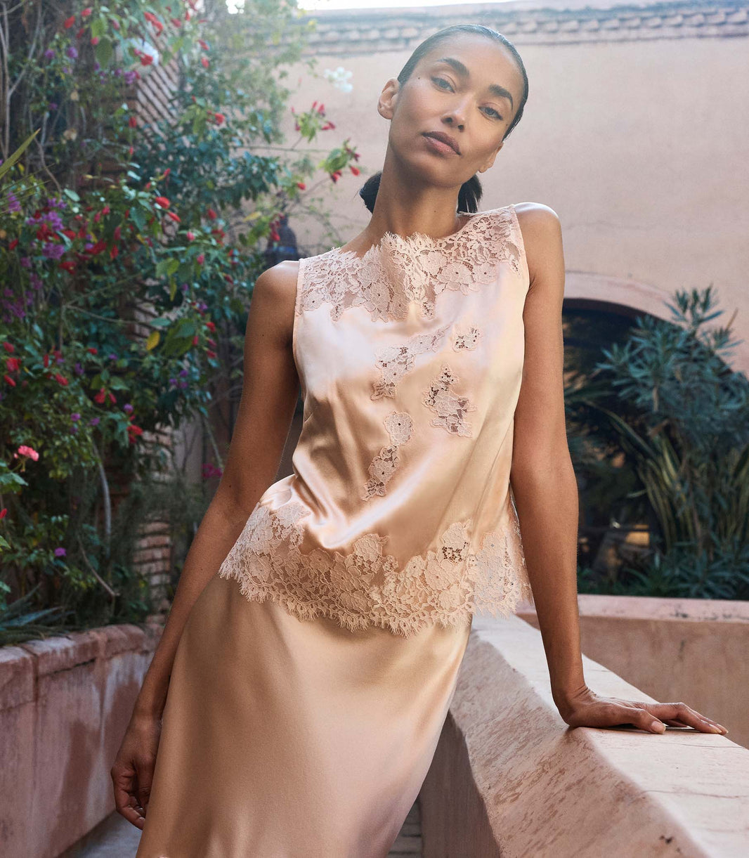 Viviane Top in Peach Sorbet