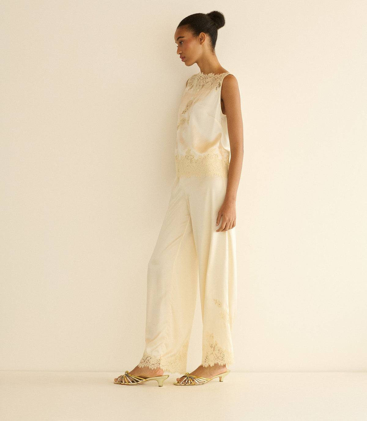 Viviane Top in Sea Salt, view 3