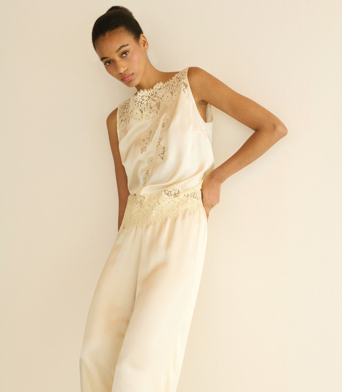 Viviane Top in Sea Salt