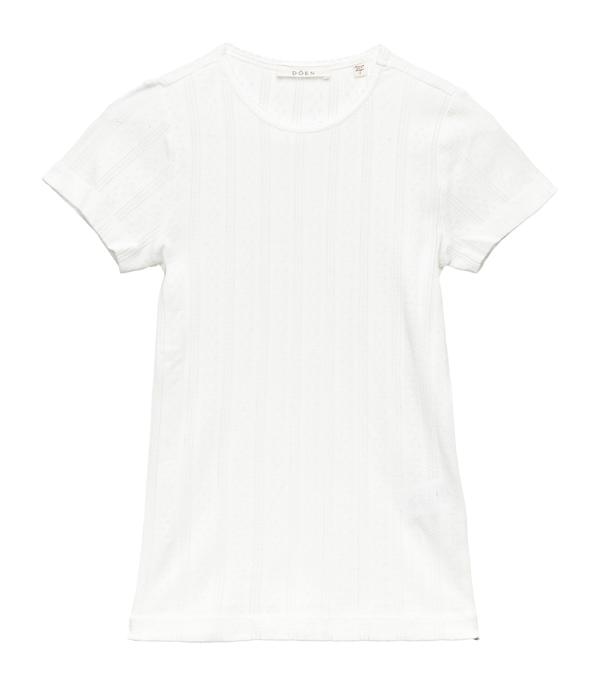 Vivi Tee in Salt Quelle Jolie Pointelle, view 5