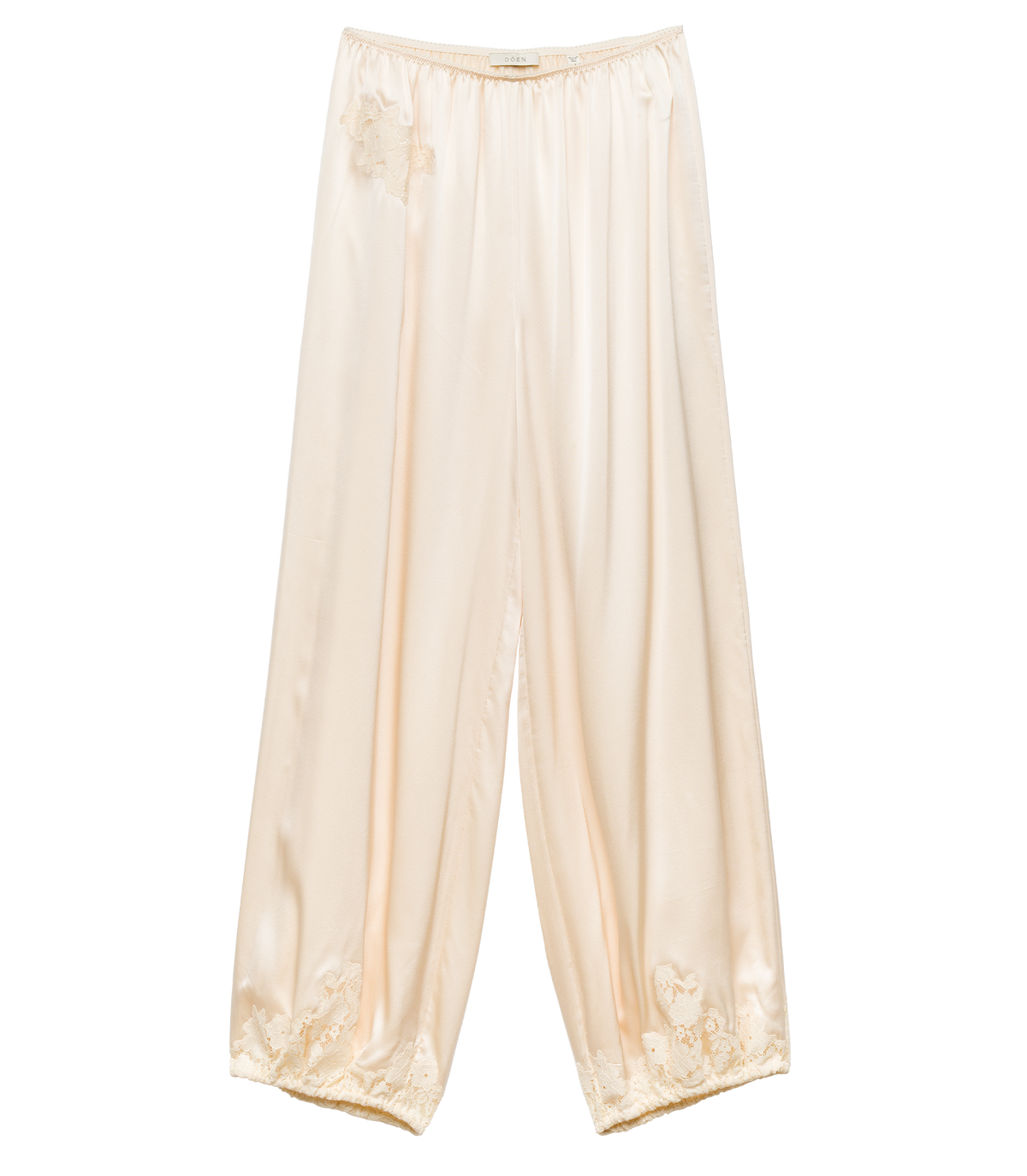Yaria Silk Satin Pant in Candlelight, view 6