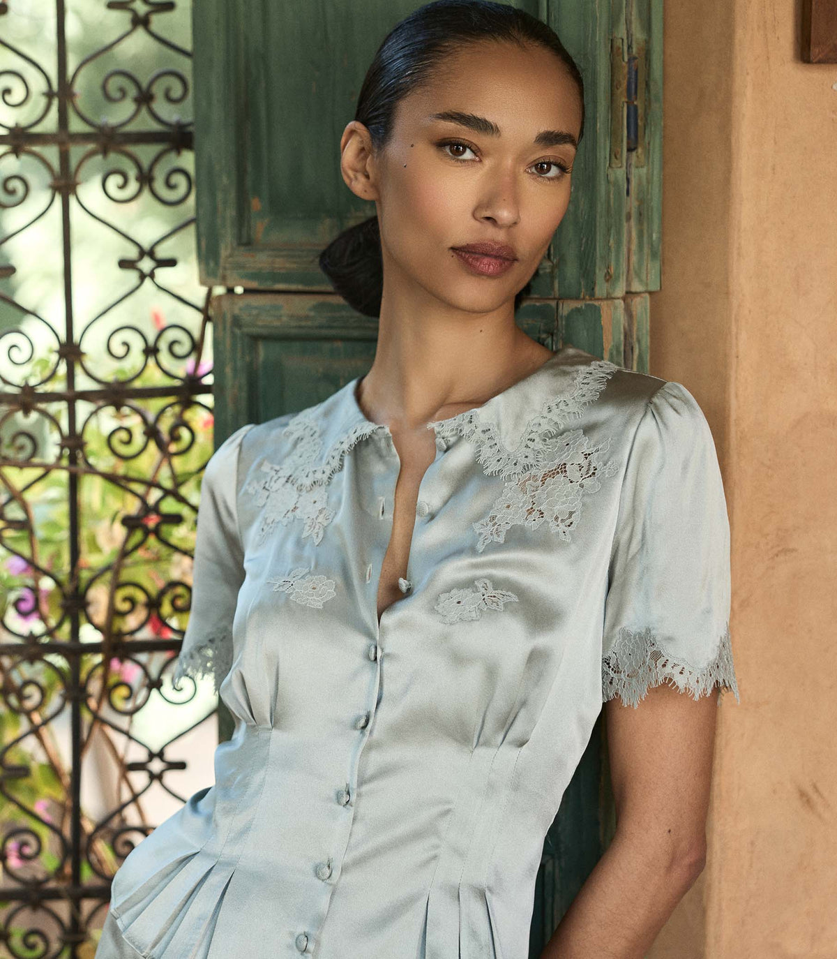 Yvette Top in Eucalyptus