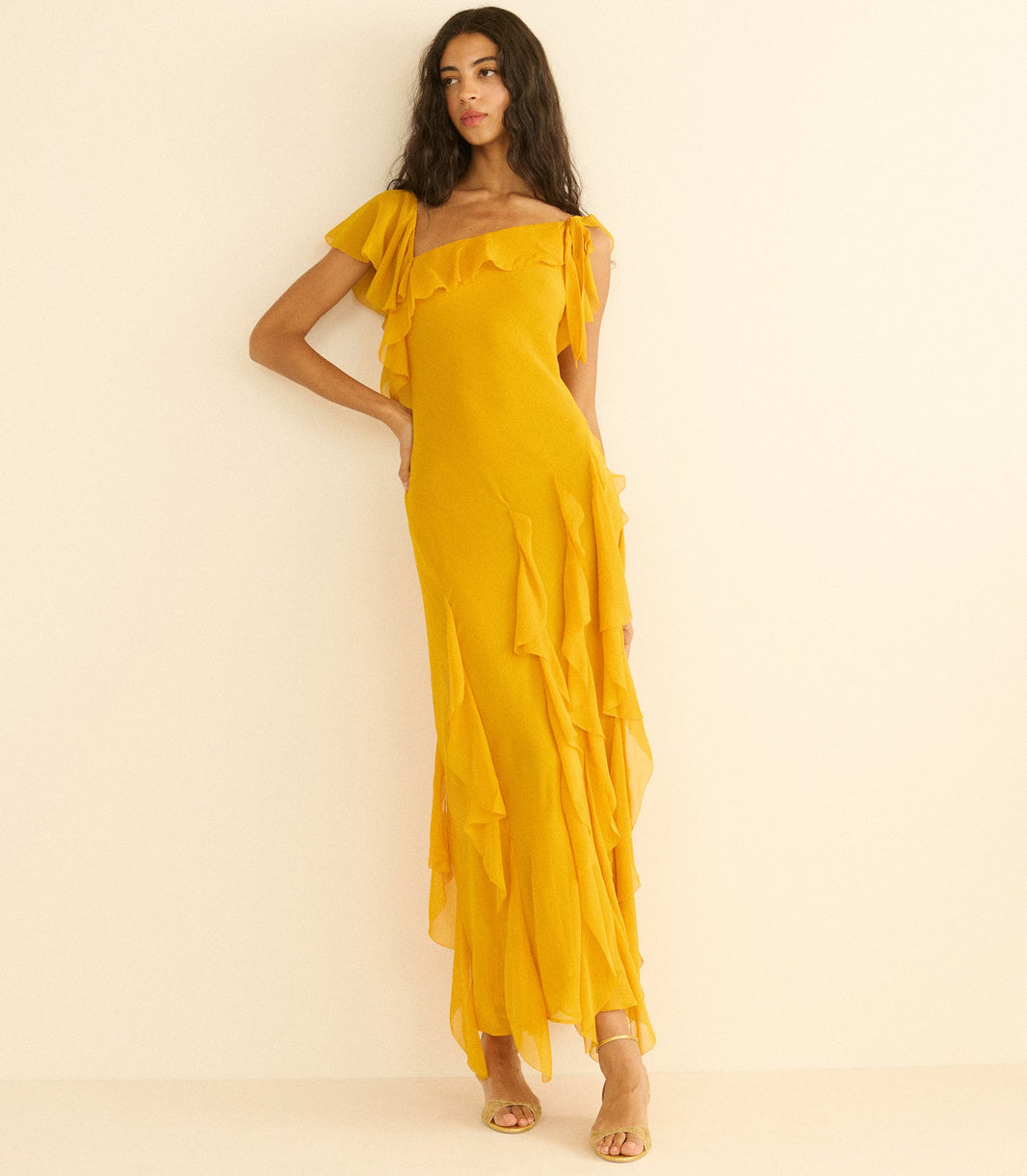 Zelia Dress in Sunflower